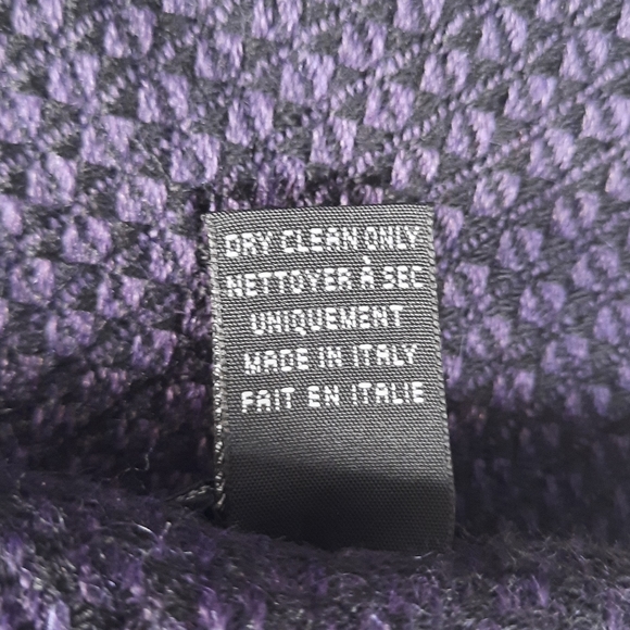 Basile Wool Blend Scarf Made in Italy NWOT - Picture 10 of 10